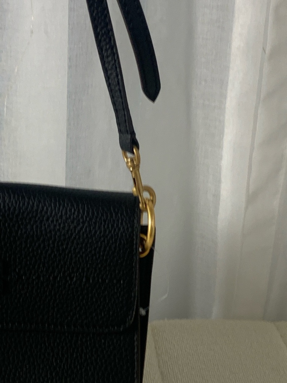 GUC Tory Burch Britten Combo Crossbody bag L 9” x H 6.5” x D 4.5” - Picture 6 of 9